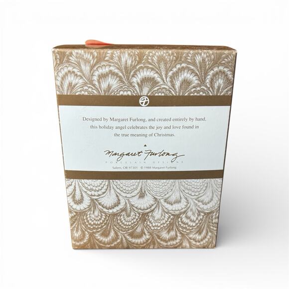 Margaret Furlong “Cross Angel” 1993 Bisque Ornament CIB - Picture 2 of 4